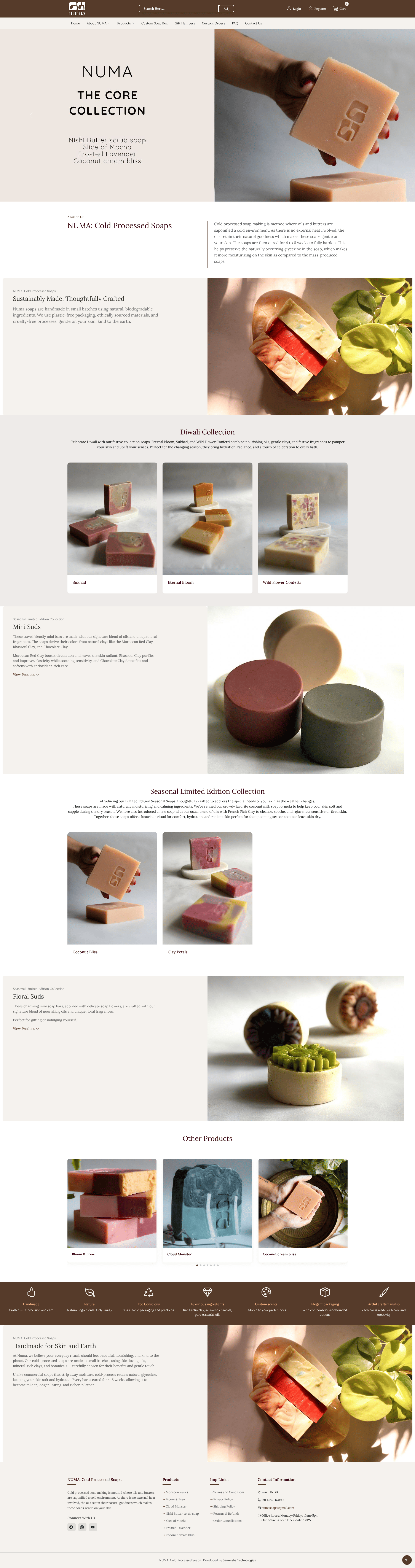 Numasoaps E-Commerce