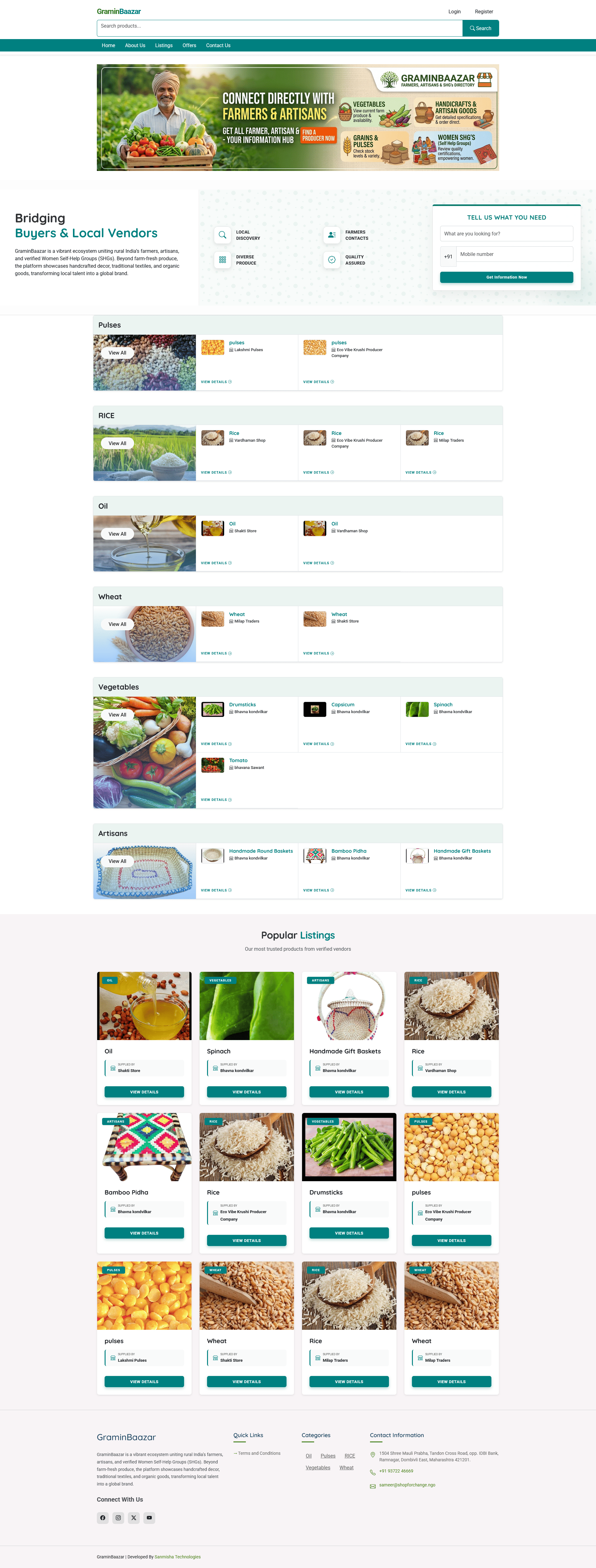 Gramin Baazar E-Commerce